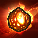 Flaming Fire Crystal