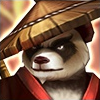 Panda Warrior portrait