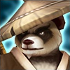 Panda Warrior portrait